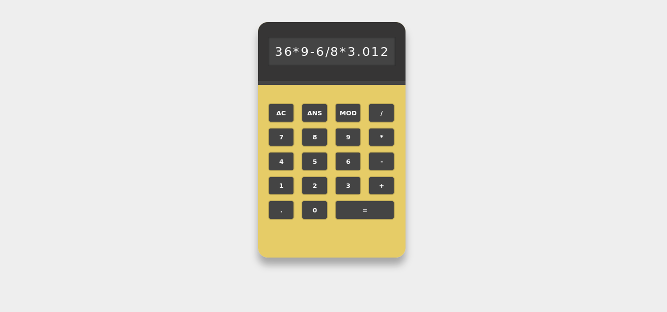 JavaScript calculator